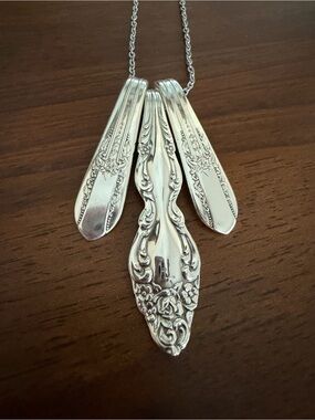 Silverware Pendant Necklace